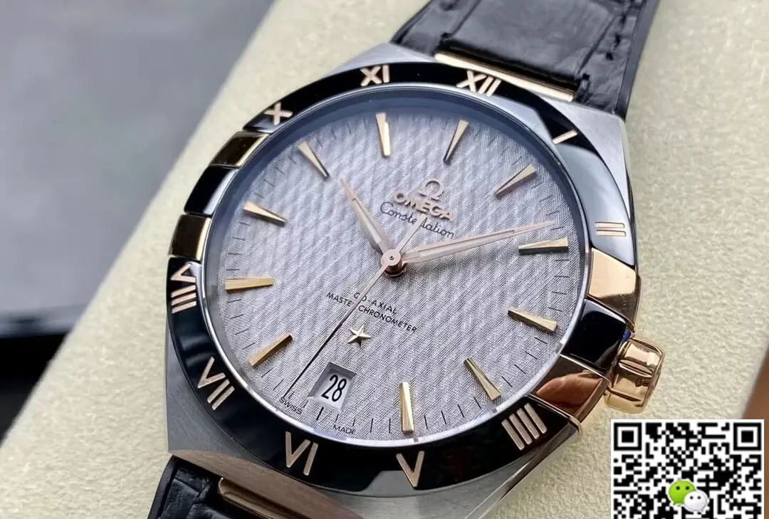SBF Omega Constellation 131.23.41.21.06.001 VS Factory 1:1 Best Edition Replica Watch Leather Strap